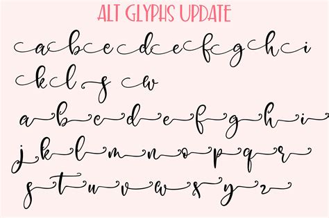 Calligraphy Script Modern Font Font Collection Hand - Etsy