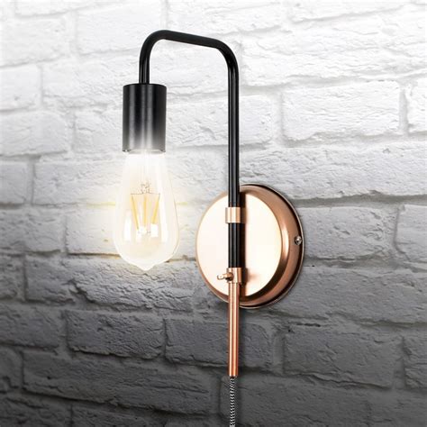 Steepletone Industrial Copper Wall Light