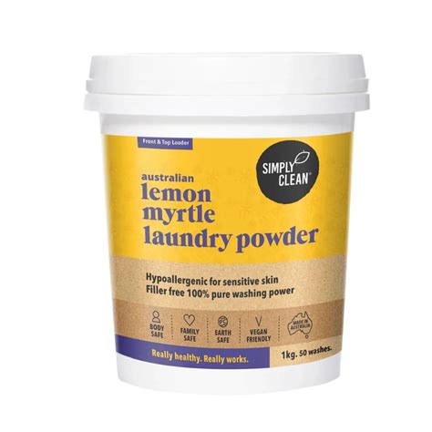 Simply Clean Lemon Myrtle Dishwasher Powder 1kg BuyNatural Marketplace