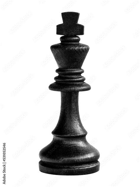 Black King Chess Piece Stock Photo Adobe Stock