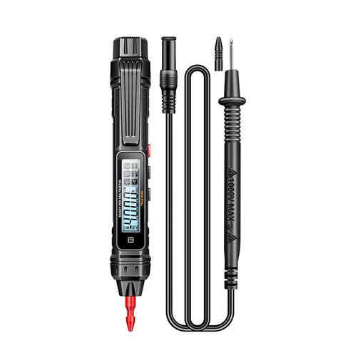 Battery Powered Digital Multimeter Pen Counts Professional Auto Ac