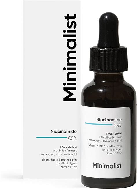 Minimalist 5 Niacinamide Serum For Face Clear Glowing Skin Hydrates