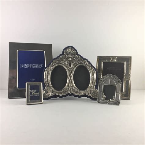 Silver Frames Vintage Silver Frames Group Of Five Silver Frames Sterling Silver Frame Ornate