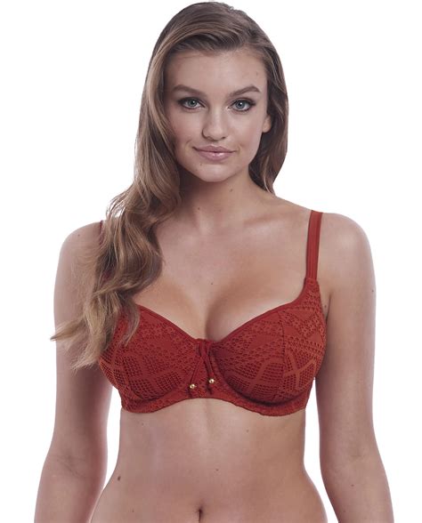 Freya Freya Womens Sundance Underwire Sweetheart Padded Bikini Top