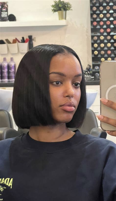 Pin By Vybezzz On Pressssssed Natural Hair Bob Cut Natural Hair Bob