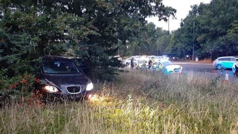 Suspected Drink Driver Arrested After Police Chase Ends In Crash