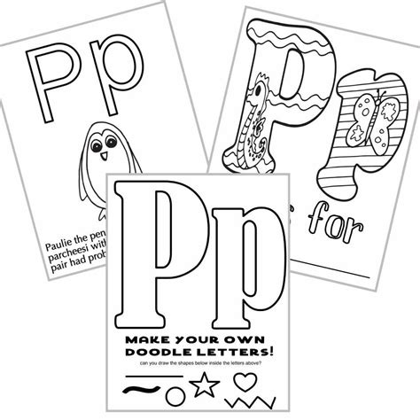 Free Alphabet Coloring Pages For Literacy — Stevie Doodles