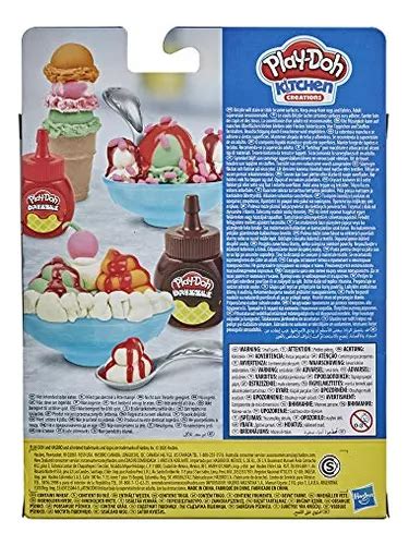 Play Doh Kitchen Creations Set De Helado Con Doble Llovizna Mercadolibre