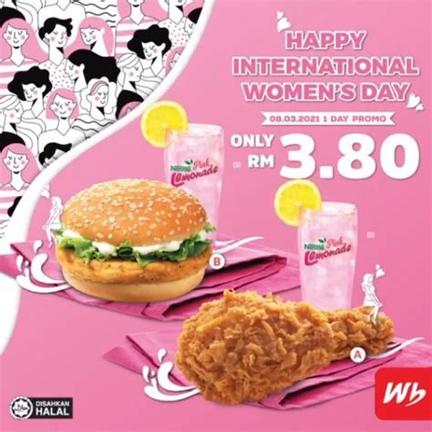 Marrybrown International Womens Day Promotion Only Rm On March