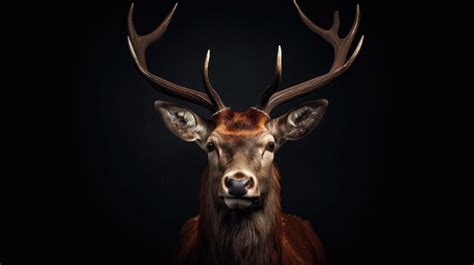 Premium AI Image | a deer with antlers