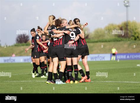 Kosovare Asllani Of Milan Femminile Celebrating After A Goal During The