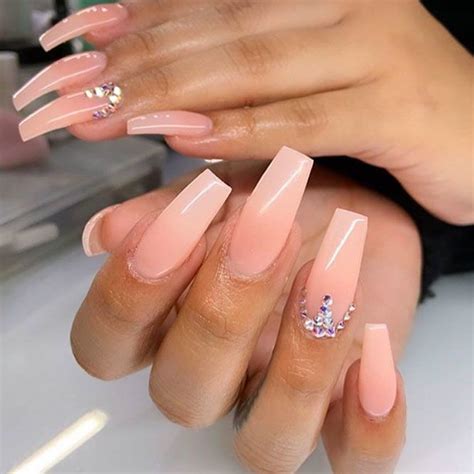 Rhinestones Nail Perfection For Incredible Mani Simple Acrylic