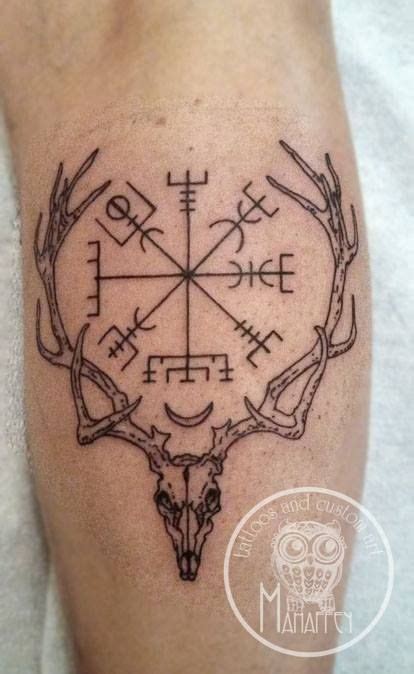 Vegvisir Aka A Viking Compass Mahaffey Custom Tattoo Viking Compass Tattoo Viking Rune Tattoo