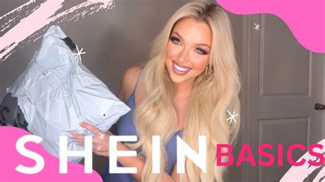 SHEIN BASICS HAUL 2023 - YouTube