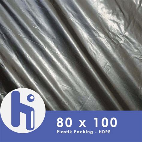 Jual Kantong Sampah Plastik Trash Bag 80x100 Cm Hitam HI Plast Trash