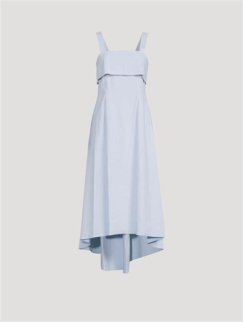 Theory Good Linen Midi Dress Holt Renfrew Canada