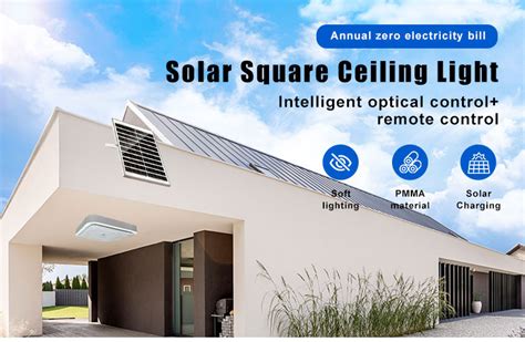 Solar Lights Indoor Home Intelligent Solar Led Ceilingpendant Light With