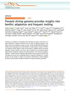 Penaeid Shrimp Genome Provides Insights Into Benthic Adaptation And