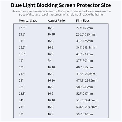 Protecteur D Cran Bloquant La Lumi Re Bleue Haute Transmittance Filtre