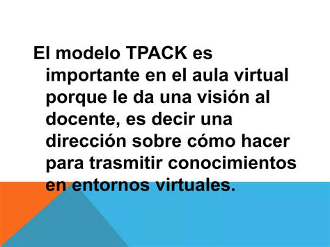 Modelo Tpack Ppt