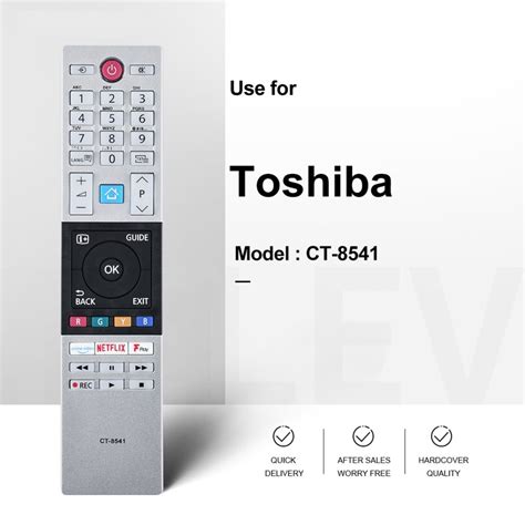 Ct For Toshiba Tv Remote Control Replacement Netflix Prime