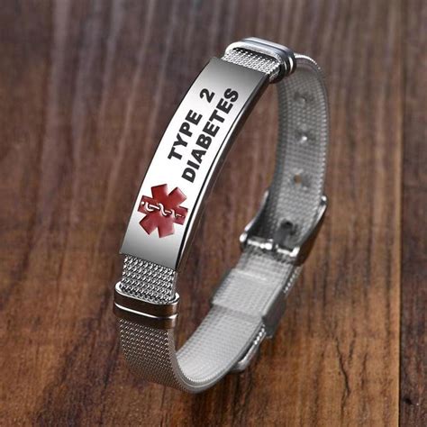 Pulsera De Emergencia De Identificaci N De Alerta M Dica Roja Para