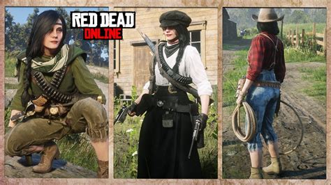 Beautiful Female Outfits In Red Dead Online Suspenders And Combat