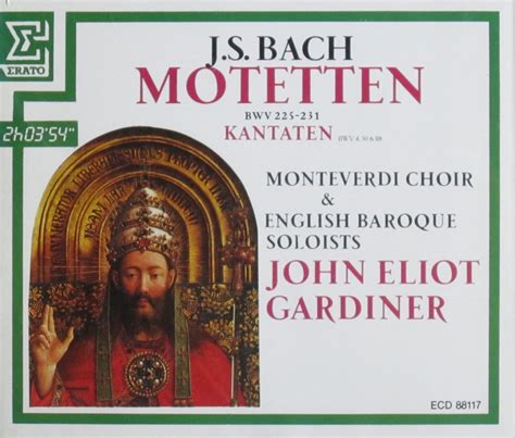 John Eliot Gardiner - Bach Cantatas & Other Vocal Works - Discography ...