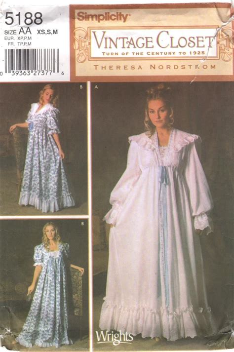 Simplicity Nightgown Patterns Pattern Rjuuc Edu Np