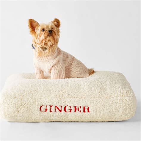 Personalized Sherpa Dog Bed | Mark and Graham