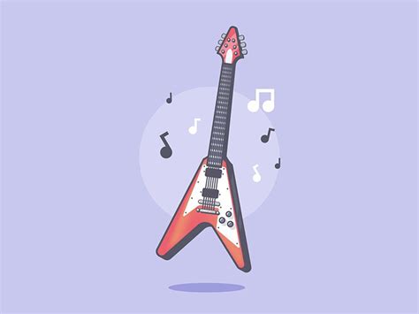 Rock Guitar | Guitar, Rock guitar, Guitar vector