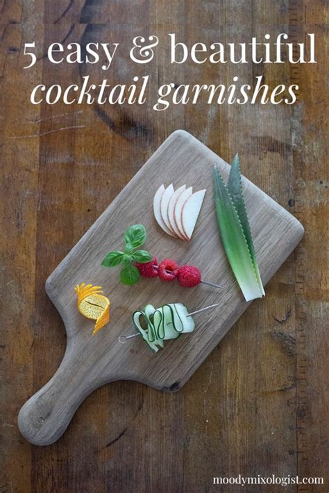 5 Easy And Beautiful Cocktail Garnishes Moody Mixologist