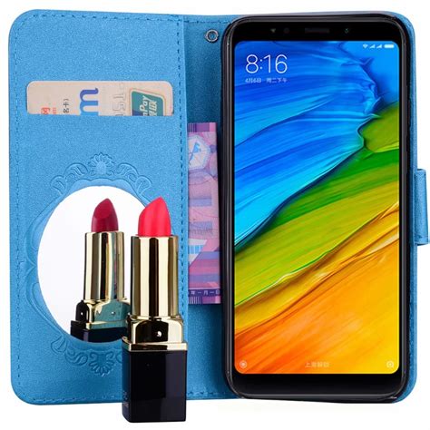 Coque Yuetuo Aleta Tampa Caso Para Xiaomi Redmi Nota Note5 5 Pro 5pro Couro Macio Tpu