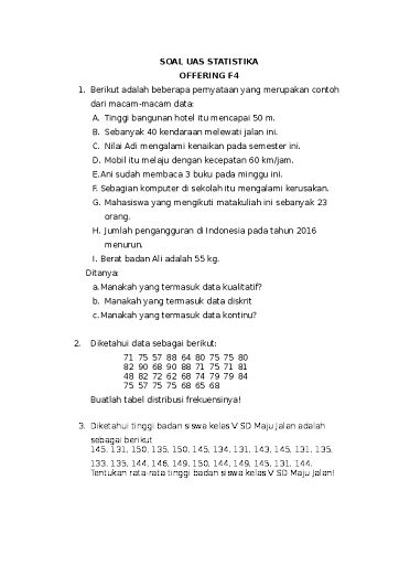 Contoh Soal Informatika Kelas 7 Homecare24