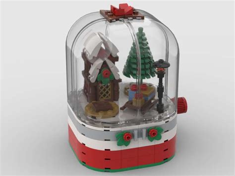 Lego Moc Christmas Globe By Tigerdesecco Rebrickable Build With Lego