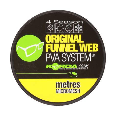 Korda Original Funnel Web Refill Micromesh Zunnebeld