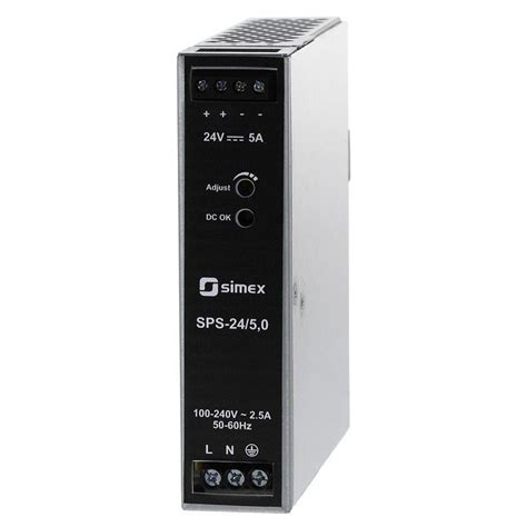 Alimentación eléctrica AC DC SPS 24 5 0 SIMEX Sp z o o de