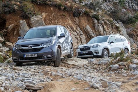 18ο Drive Trophy Honda Cr V Hybrid Vs Subaru Forester E Boxer Drive