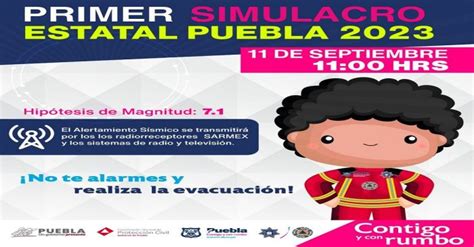 Participar Ayuntamiento De Puebla En El Primer Simulacro Estatal