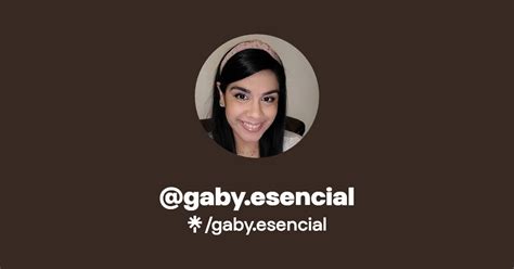 Gaby Esencial Instagram TikTok Linktree