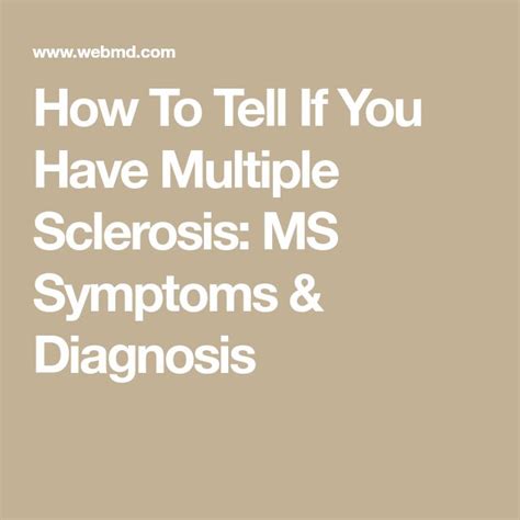 Multiple Sclerosis (MS) Symptoms and Early Warning Signs of MS ...