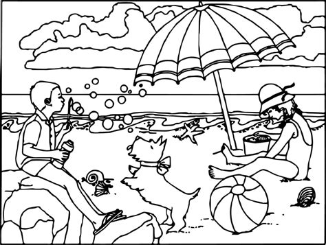 Desenhos de Praia para colorir 100 imagens para impressão gratuita