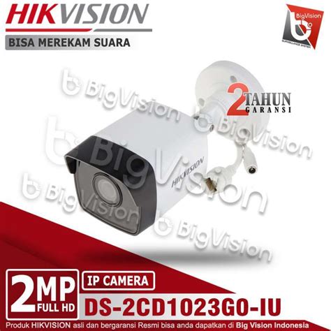 Jual Ip Camera Hikvision Outdoor Mp Buld In Mic Audio Ds Cd G Iu