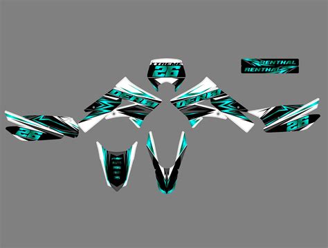 Kit D Co Derbi X Treme Racing Loop Cyan Boutique Kit D Co Moto