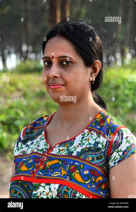Indian Beautiful Woman Portrait Stock Photo Alamy