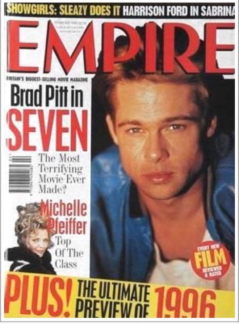 Pin By Nancy On Brad Pitt Filmography And Magazine Covers Brad Pitt