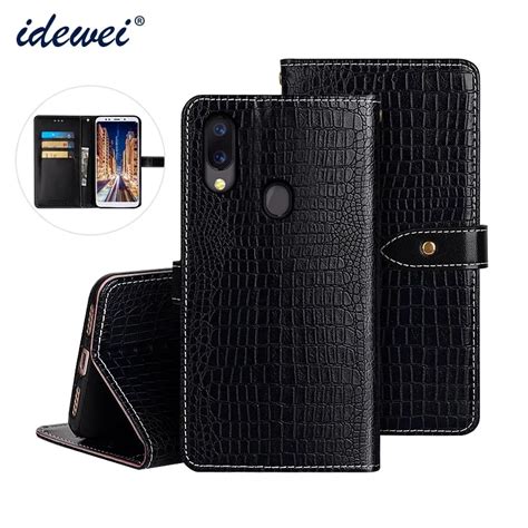 IDEWEI For Umidigi A3 Case Cover Luxury Leather Flip Case For Umidigi