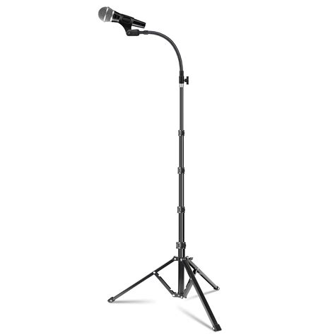 Luxtude Aluminum Foldable Microphone Stand 208 Cm Tall Height