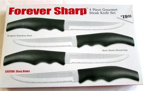 Forever Sharp Piece Gourmet Steak Knife Set Free Shipping