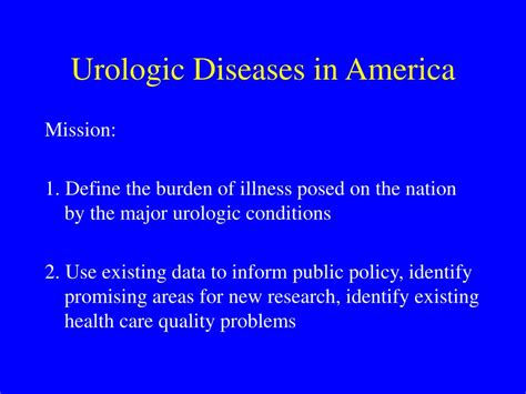 Ppt Urologic Diseases In America Powerpoint Presentation Free